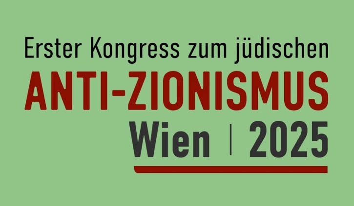 Logo "Erster Kongress zum jüdischen Anti-Zionismus Wien 2025